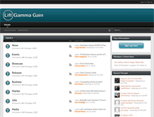 Tablet Screenshot of liftgammagain.com